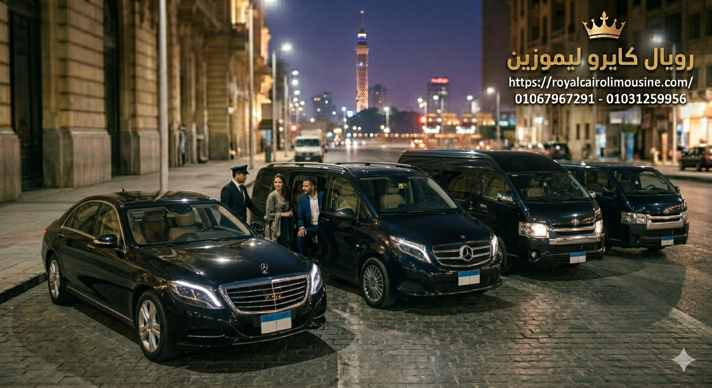 أسطول سيارات رويال كايرو المتنوع لخدمات حجز ليموزين في مصر